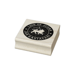 Lion of Judah Jah Rastafari Wood Art Stamp