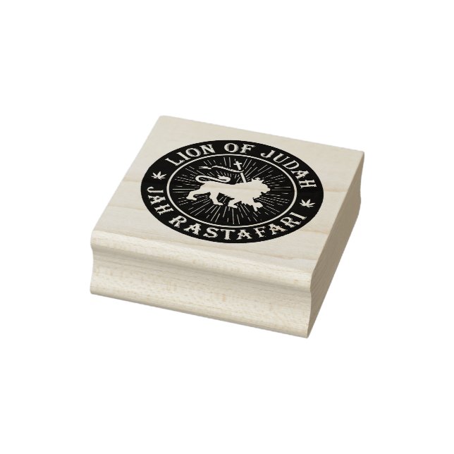 Lion of Judah Jah Rastafari Wood Art Stamp (Stamp)