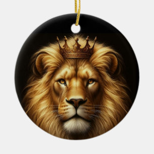 LION OF JUDAH JESUS CHRISTMAS ORNAMENT