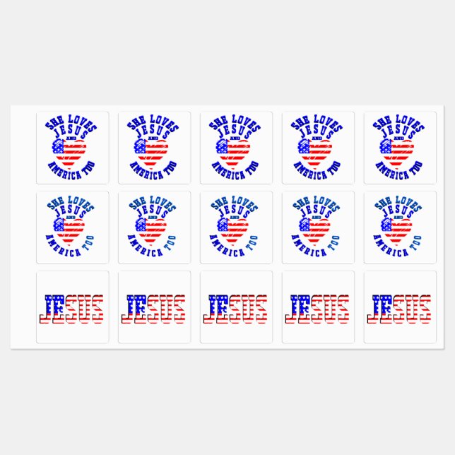 Lion of Judah, Jesus is King of Kings Labels (Sheet)