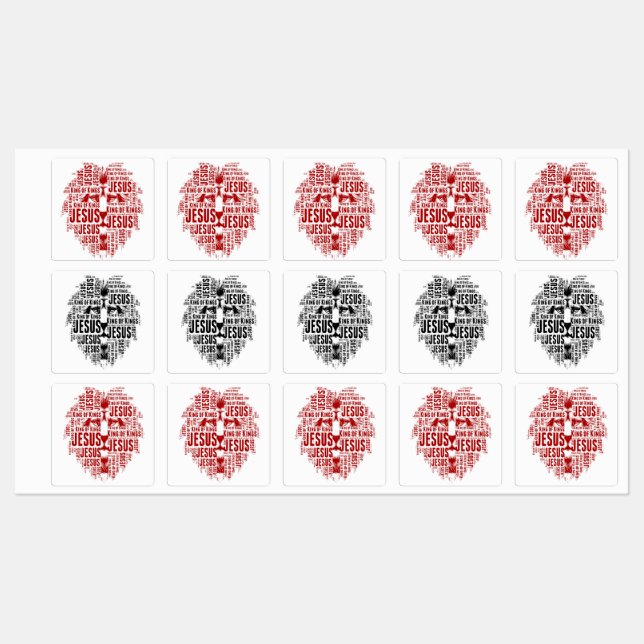 Lion of Judah, Jesus is King of Kings Labels (Sheet)
