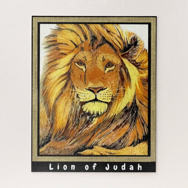 Lion of Judah Jigsaw Puzzle (Vertical)