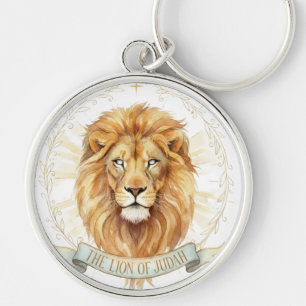 Lion of Judah Keychain - Bold Christian Strength