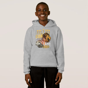 Lion Of Judah Lamb Of God Boy's Hoodie