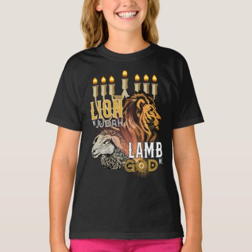 Lion Of Judah Lamb Of God Girls T_Shirt