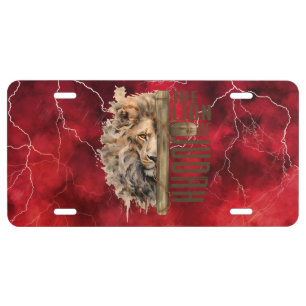 Lion of Judah License Plate