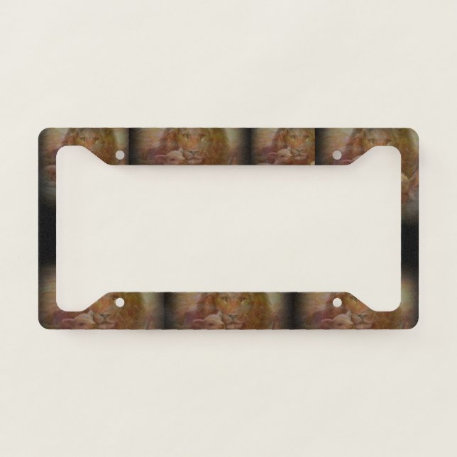 Lion of Judah License Plates Plate Frame (Front)