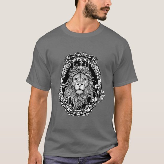유다의 사자 - 사자 - Haile Selassie - 셔츠