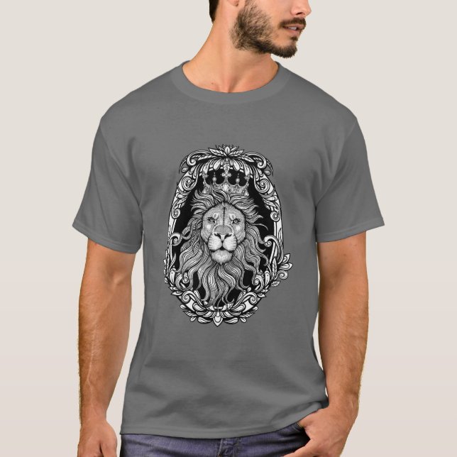 Lion of Judah - Lion - Haile Selassie - Shirt (Front)