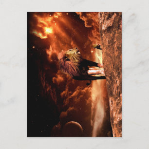 Lion of Judah - Lion - Rastafari - Postcard