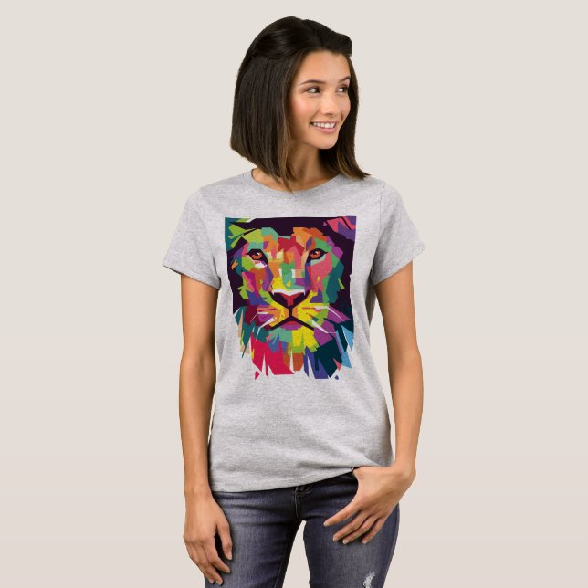 Lion of Judah - Lion - Rastafari - Reggae Shirt (Front Full)