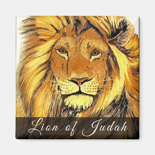 Lion of Judah Magnet (Front)