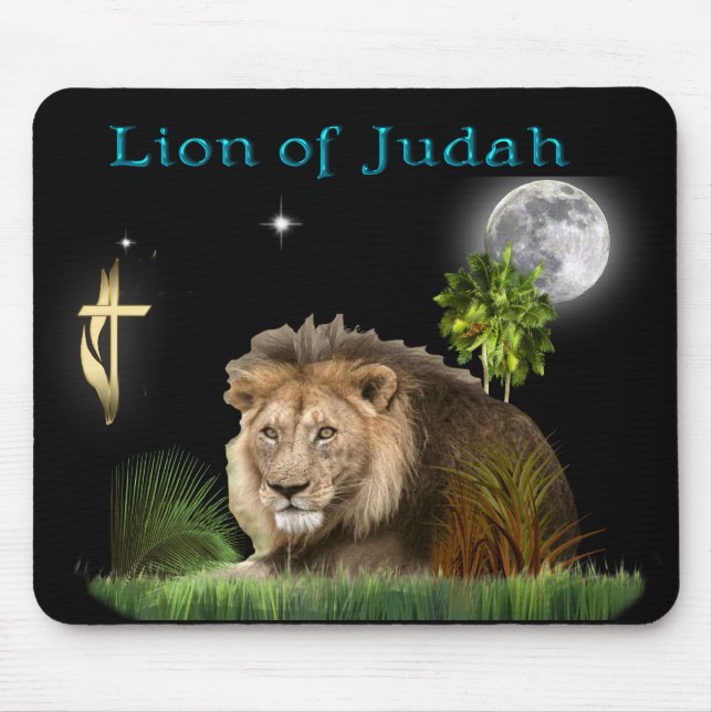 Lion of judah mousepad (Front)