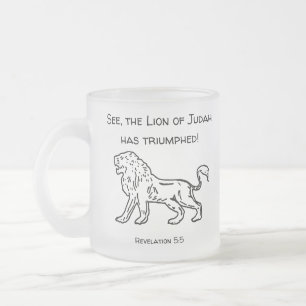 Lion of Judah Mug (Frosted)