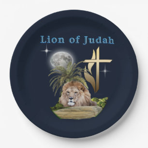 Lion Of Judah   Paper Plates