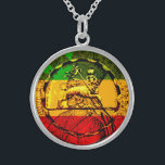 Lion of Judah Pendant Silver Plated and Sterling<br><div class="desc">Rasta Pendant necklace in assorted shapes and sizes. Rastafarian merchandise,  clothing,  gifts and shoes.  Earrings and rings.</div>