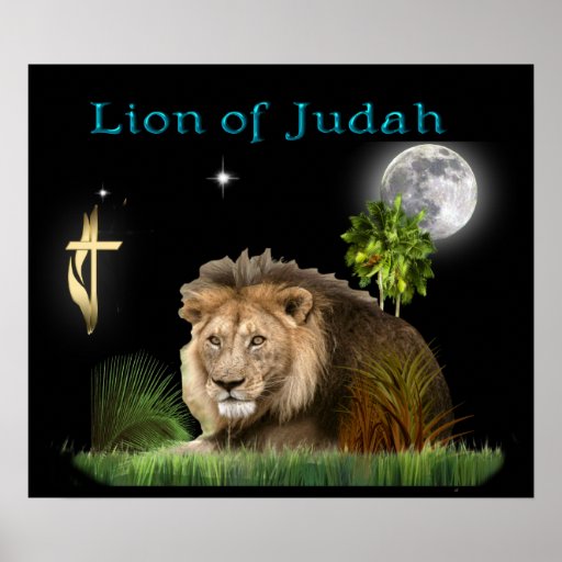 :Lion of Judah Poster Print | Zazzle