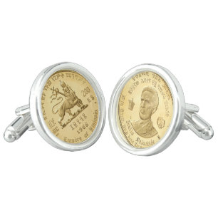 Lion of Judah Rasta Jah Rastafari Reggae Cufflinks