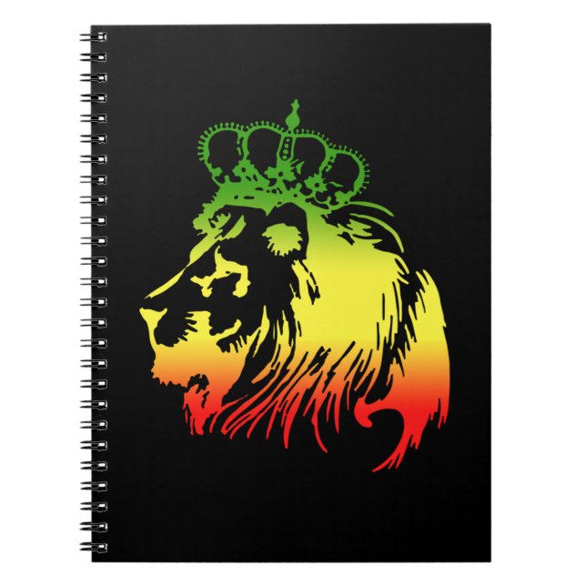 Lion Of Judah - Rasta Notebook (Front)