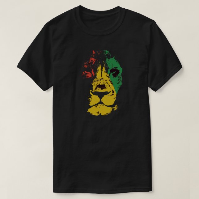 Lion Of Judah - Rasta T-Shirt (Design Front)