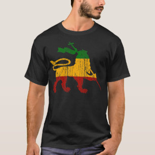 Lion Of Judah  Rastafari Rasta Reggae Jamaica Gift T-Shirt