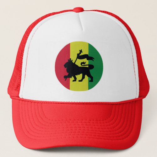 Lion of Judah _ Reggae Rasta Roots _ Trucker Cap 