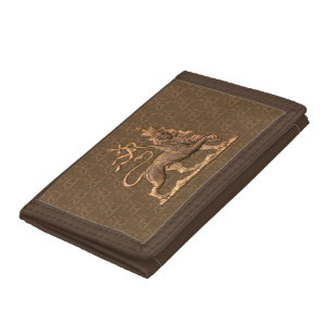 Lion of Judah Selassie Rasta Reggae Africa Roots Trifold Wallet