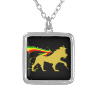 Lion Of Judah Silver Plated Necklace