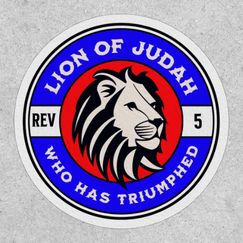 Lion of Judah Who Has Triumphed Bible Jesus Christ Patch