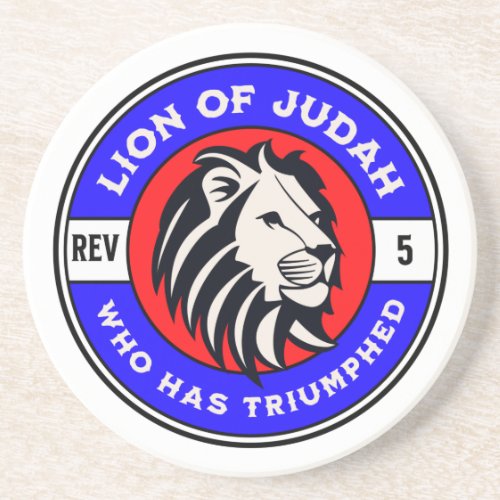Lion of Judah Who Has Triumphed Christian Jesus Coaster