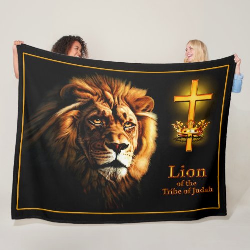 LION of the TRIBE Fleece Blanket