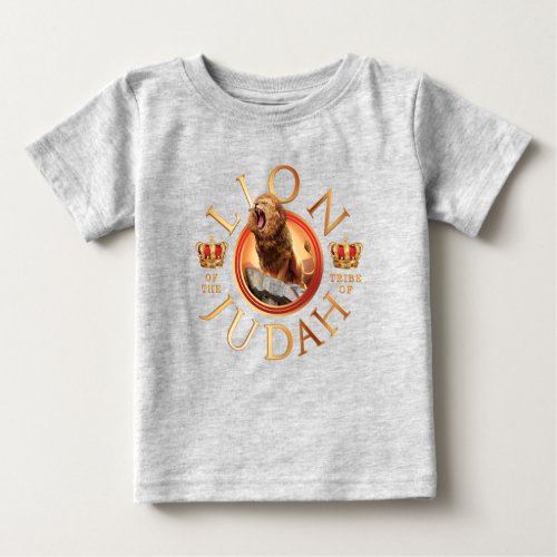 Lion of the Tribe of Judah Baby T_Shirt