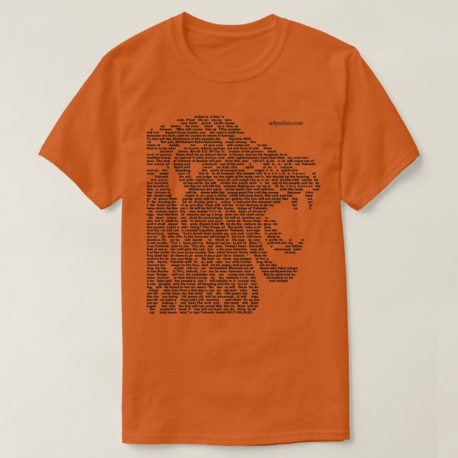 Lion of Yudah Judah on White T-Shirt (Design Front)