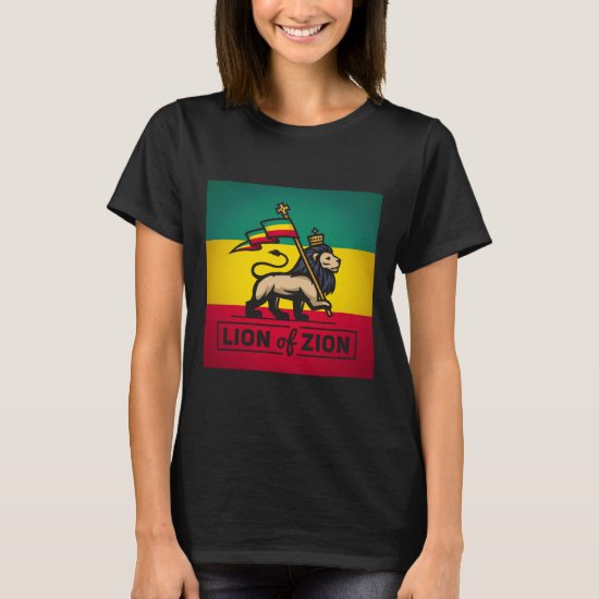 León de Zion - Haile Selassie - Judah Camiseta de niñas