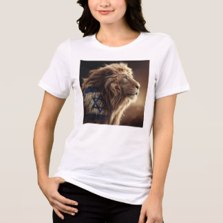 Lion of Zion hoodie Tri-Blend Shirt