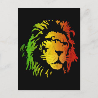 Lion of Zion Judah Reggae Lion Postcard