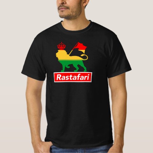 Lion One Love One Heart Rastafari Peace Rasta T_Shirt