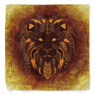 Lion orange bandana