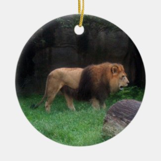 Lion Ornament ~ Endangered Species Series