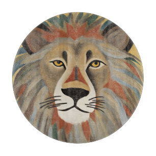 Lion Painting Cutting Board