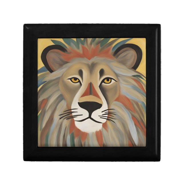 Lion Painting Gift Box (Front)