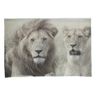 Lion Pair Pillow Cases (standard or king size)