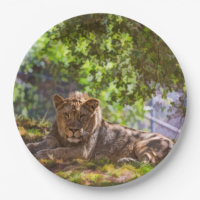 LION PAPER PLATES (Front)