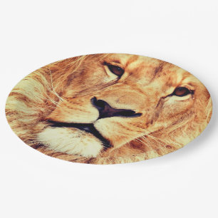 Lion Paper Plates
