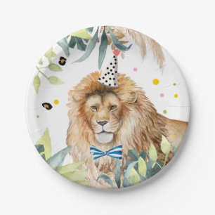 Lion Party Animals Jungle Birthday Safari Paper Plates