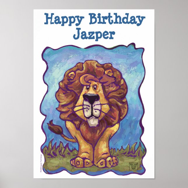 Lion Party Center Poster (Front)