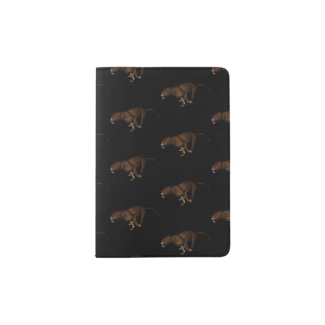 lion passport holder (Front)