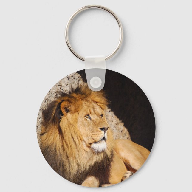 Lion Photo Keychain (Front)
