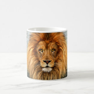Lion Photograph Paint Art image Coffee Mug