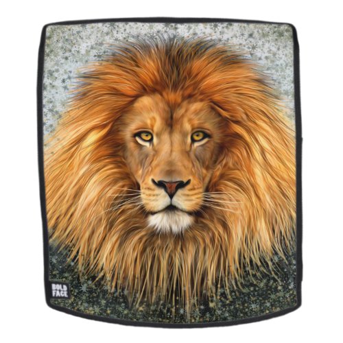 Lion Photograph Paint Backpack